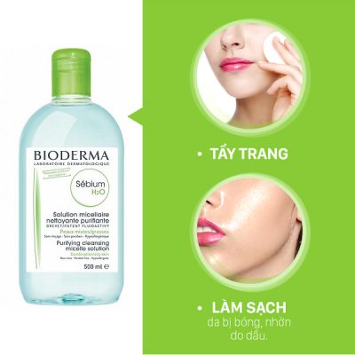 Tẩy Trang Bioderma Màu Xanh