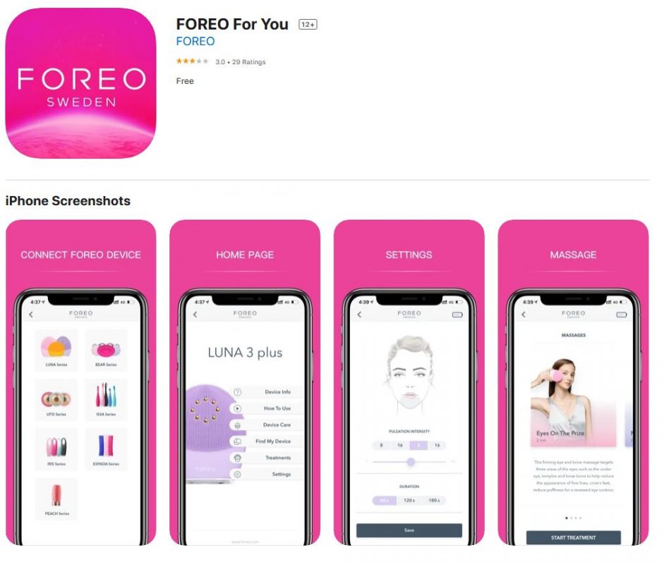Ứng Dụng Foreo