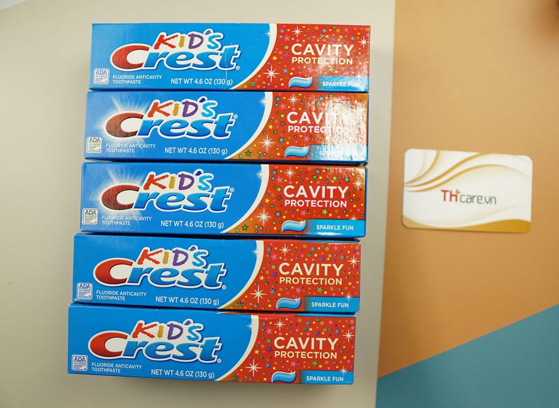 Kem đánh Răng Crest Kids 130g Cho Bé